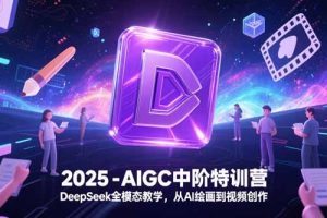 2025-AIGC中阶特训营，DeepSeek全模态教学，从AI绘画到视频创作
